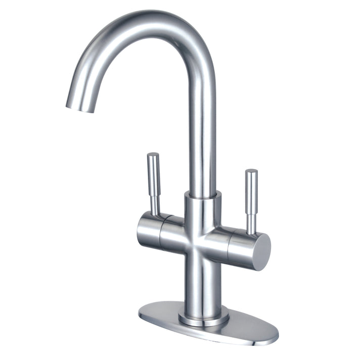 Concord LS8551DL Two-Handle 1-Hole Deck Mount Bar Faucet, Polished Chrome