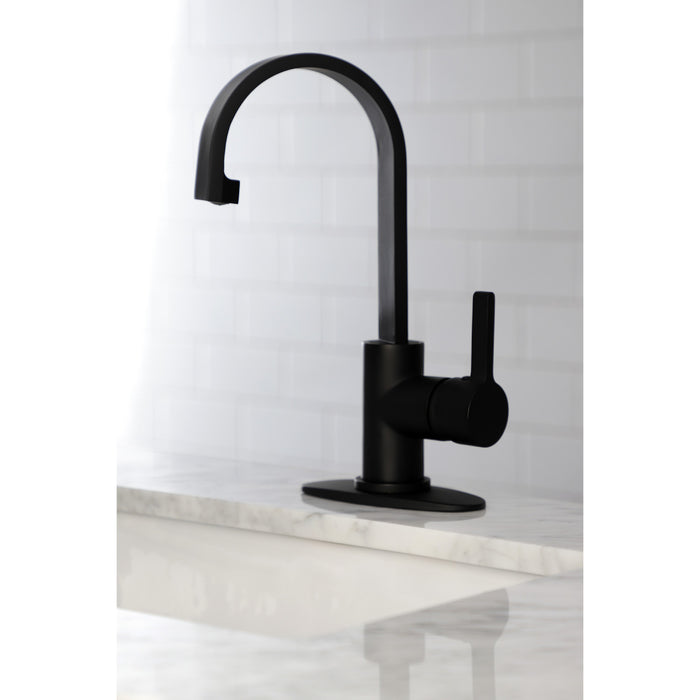 Continental LS8610CTL One-Handle 1-Hole Deck Mount Bar Faucet, Matte Black