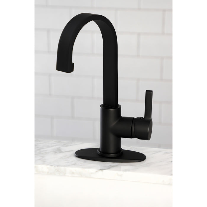 Continental LS8610CTL One-Handle 1-Hole Deck Mount Bar Faucet, Matte Black