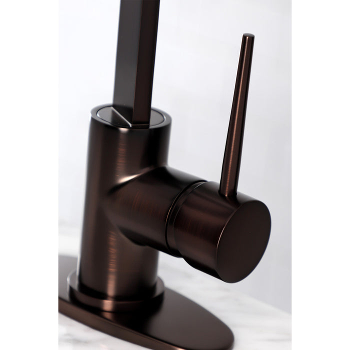 New York LS8615NYL One-Handle 1-Hole Deck Mount Bar Faucet, Oil Rubbed Bronze