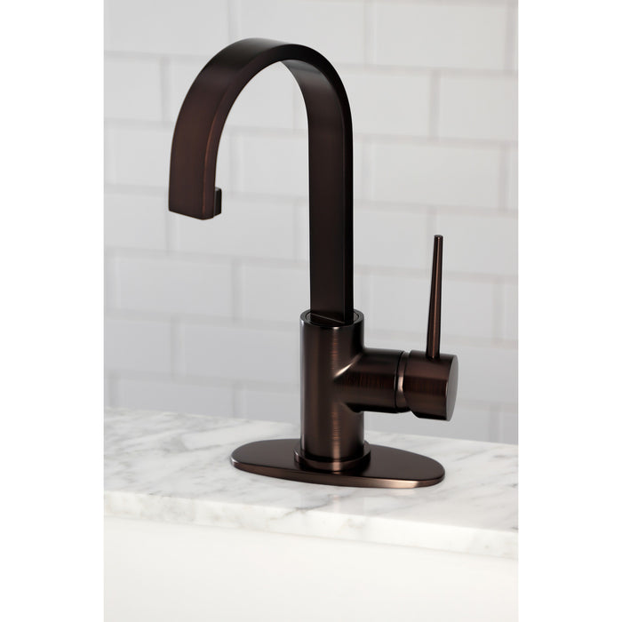 New York LS8615NYL One-Handle 1-Hole Deck Mount Bar Faucet, Oil Rubbed Bronze