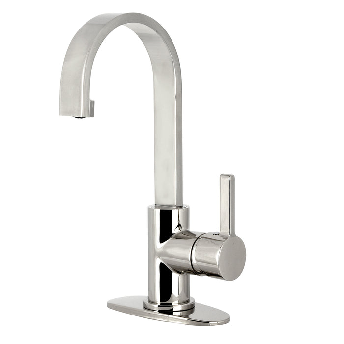 Continental LS861CTLPN Single-Handle 1-Hole Deck Mount Bar Faucet, Polished Nickel