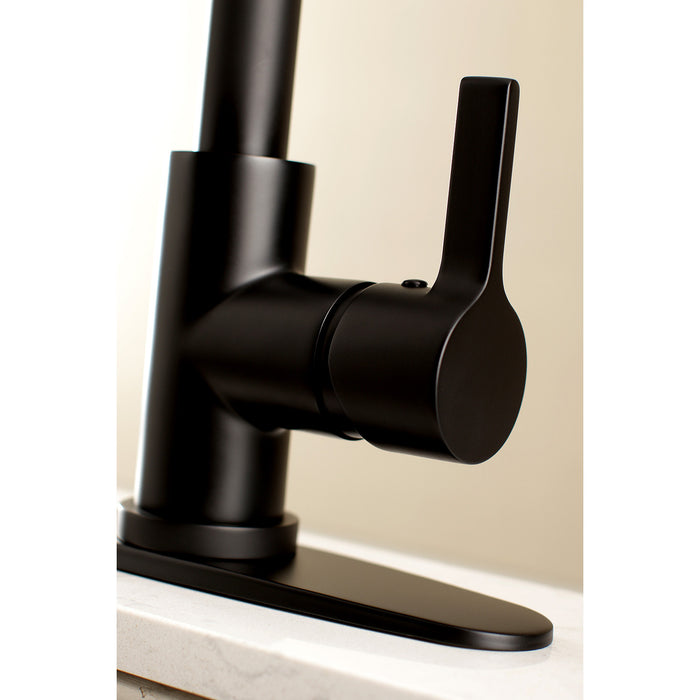 Continental LS8720CTL Single-Handle Pull-Down Kitchen Faucet, Matte Black