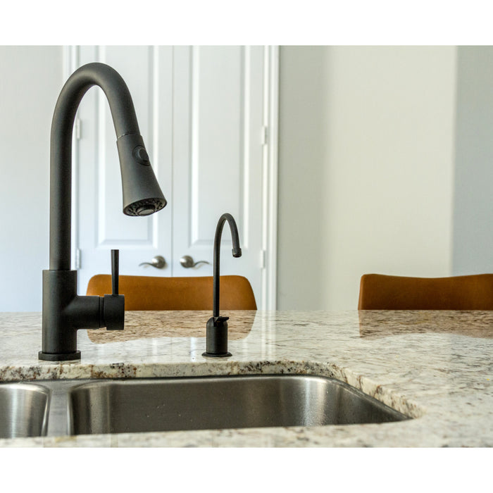 Concord LS8720DL Single-Handle Pull-Down Kitchen Faucet, Matte Black