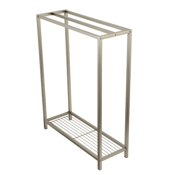 Kingston brass freestanding double towel rack scc hot sale