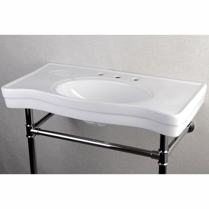 Imperial VPB1368B Ceramic Console Sink Top, White