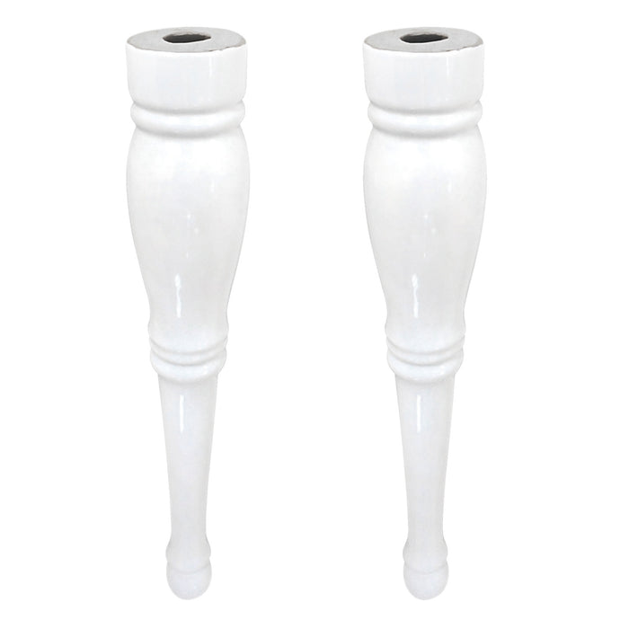 Imperial VPB136P Ceramic Console Sink Legs (2 Pcs/Set), White