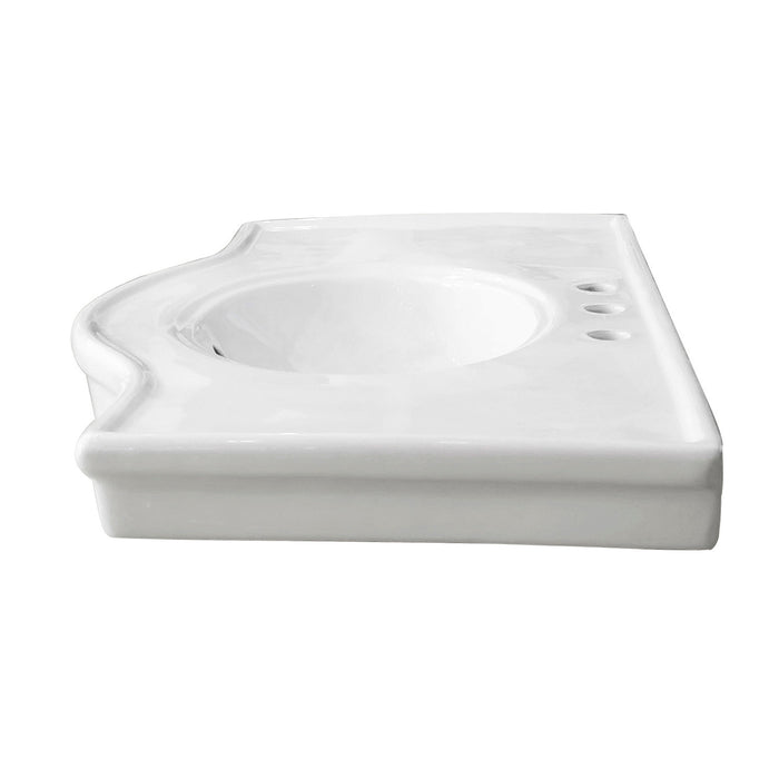 Templeton VPB1378B Console Sink Top, White