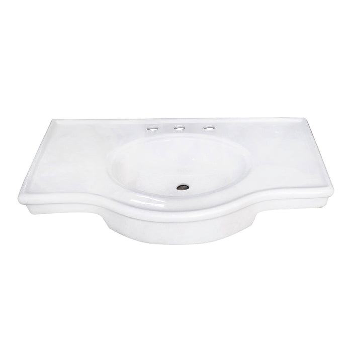 Templeton VPB1378B Console Sink Top, White