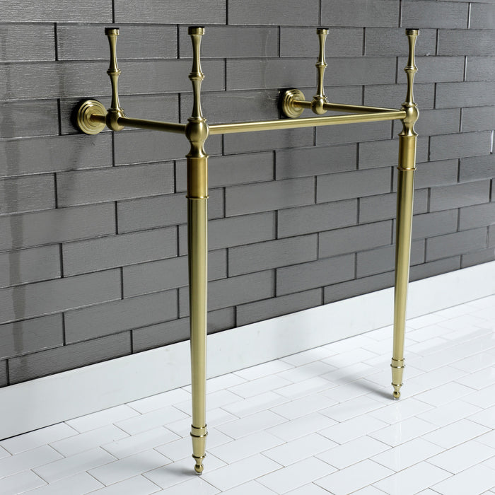 Edwardian VPB2215337 Brass Console Sink Legs, Brushed Brass