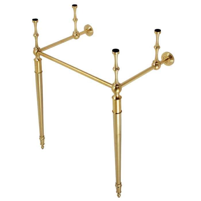 Edwardian VPB2215337 Brass Console Sink Legs, Brushed Brass