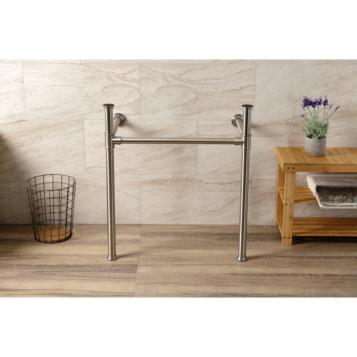 Fauceture VPB33088 Stainless Steel Console Sink Legs, Brushed Nickel