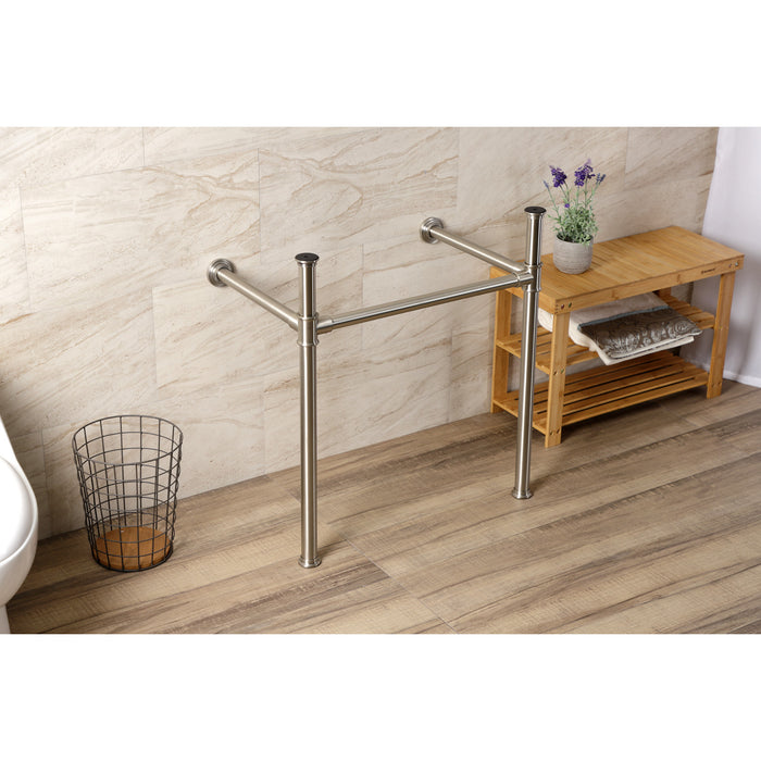 Fauceture VPB33088 Stainless Steel Console Sink Legs, Brushed Nickel