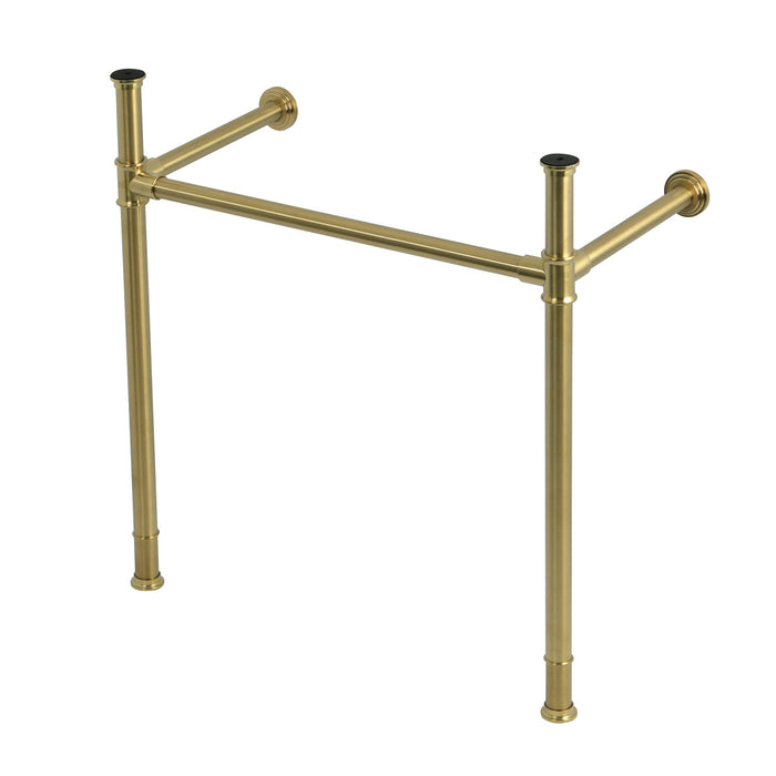 Fauceture VPB34287 Stainless Steel Console Sink Legs, Brushed Brass