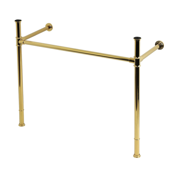 Fauceture VPB36412 Stainless Steel Console Sink Legs, Polished Brass