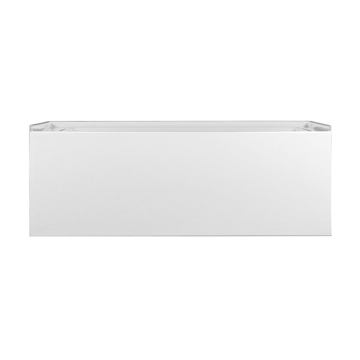 Aqua Eden VTAP603222R 60-Inch Acrylic 3-Wall Alcove Tub with Right Hand Drain Hole, White