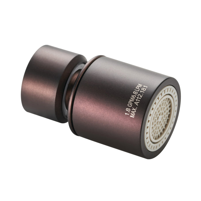 Spindrift A556427UNSK5 Dual-function 1.8 GPM Female Aerator, 55/64"-27 UNS, Oil Rubbed Bronze