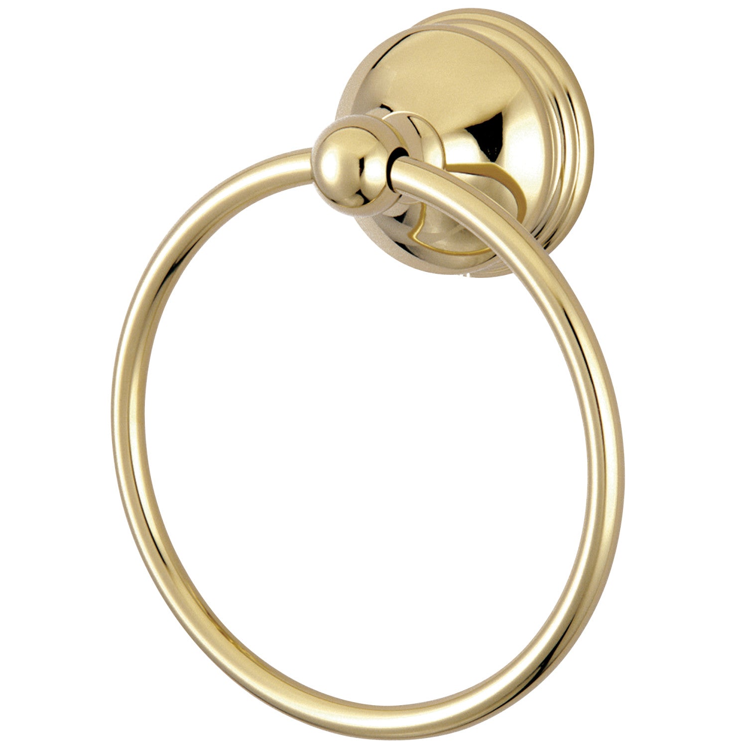 Brushed Brass Towel Ring