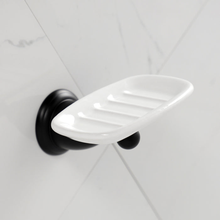 Heritage BA1755MB Wall Mount Soap Dish Holder, Matte Black