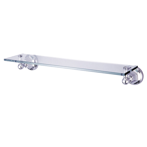 Kingston Brass Metropolitan BA4819C Glass Shelf Polished Chrome