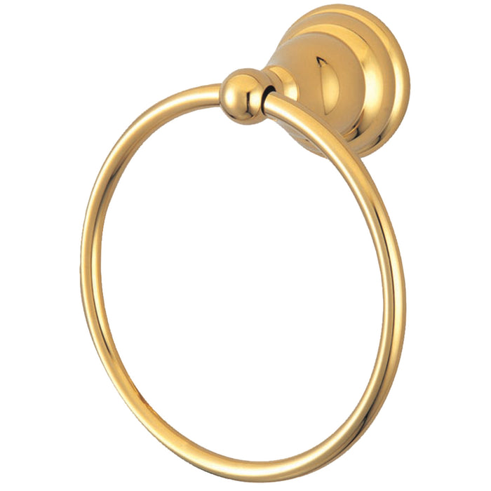 Royale BA5564PB Towel Ring, Polished Brass