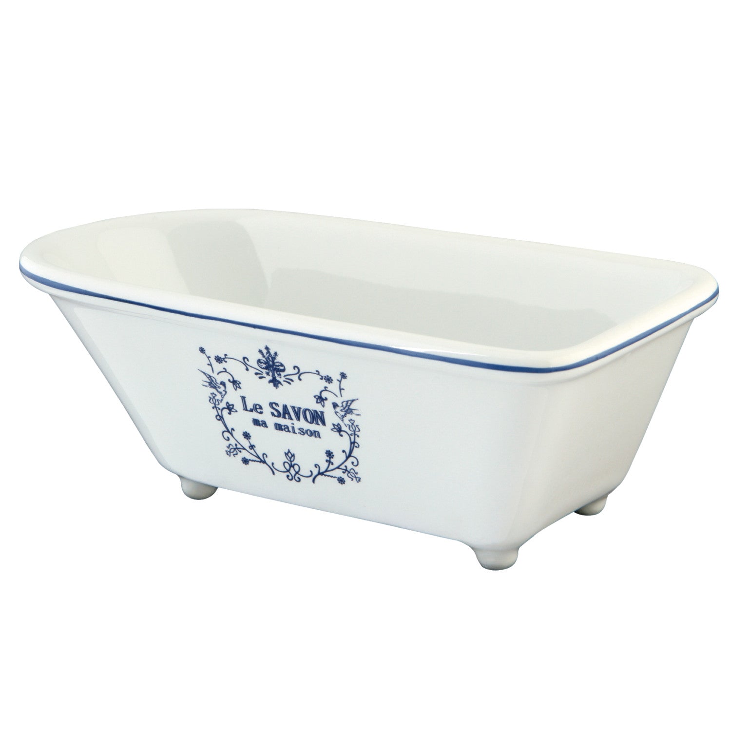 Kingston Brass DBATUBW 7-Inch Miniature Ceramic Clawfoot Tub 2-Piece Combo, White