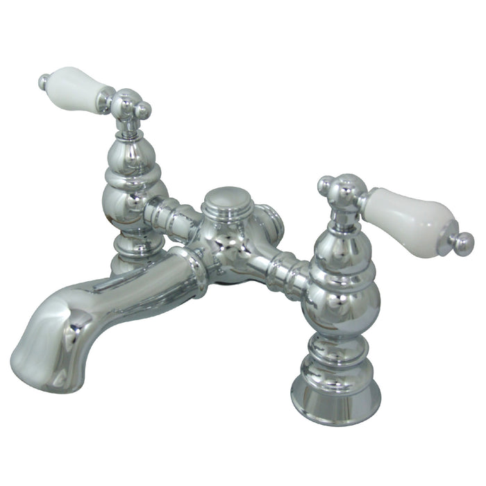 Vintage CC1130T1 Two-Handle 2-Hole Deck Mount Clawfoot Tub Faucet, Polished Chrome