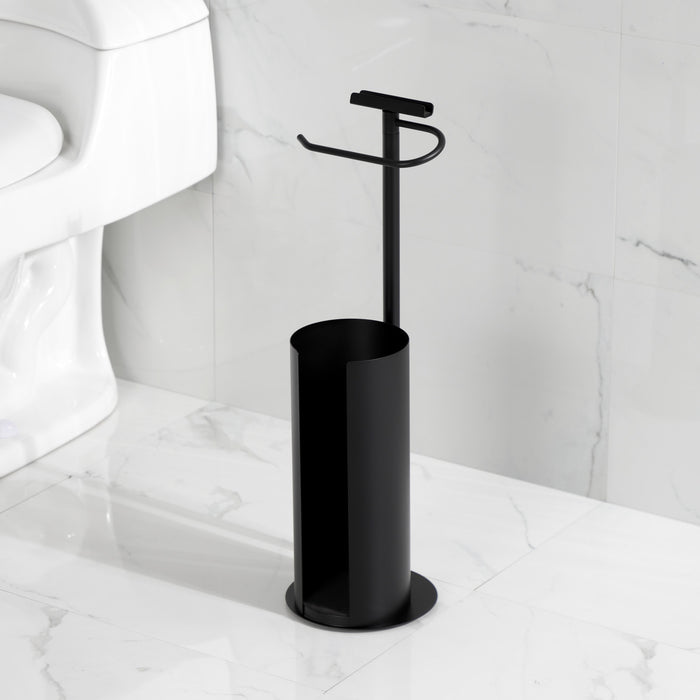  Black Toilet Paper Roll Holder, Freestanding Toilet