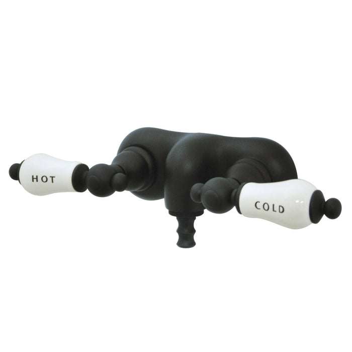 Vintage CC43T5 Two-Handle 2-Hole Tub Wall Mount Clawfoot Tub Faucet, Oil Rubbed Bronze