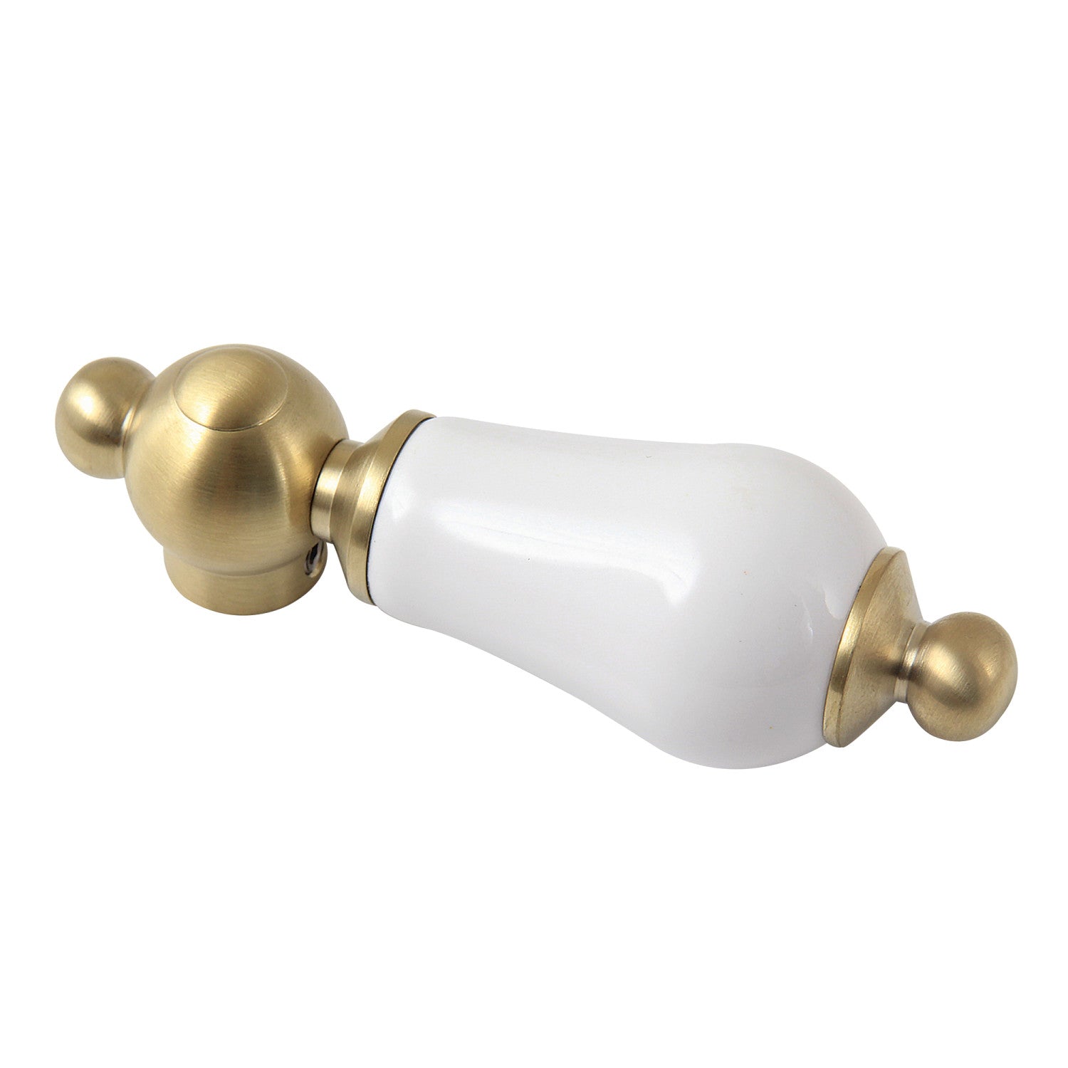 Kingston Brass Vintage Cccl7 Porcelain Lever Handle Brushed Brass