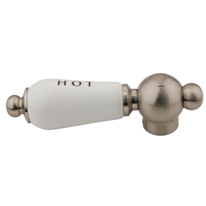 CCPL8CSH Porcelain Lever Handle (Hot Side), Brushed Nickel