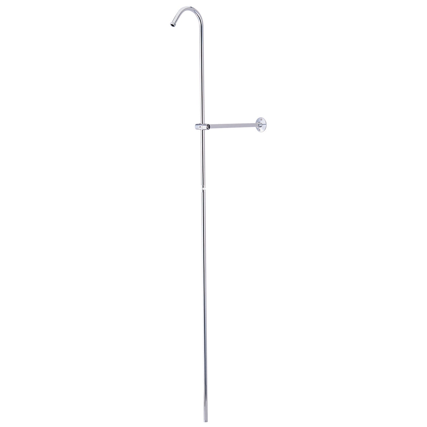 Kingston Brass Vintage CCR601 Shower Riser and Wall Support, Polished ...