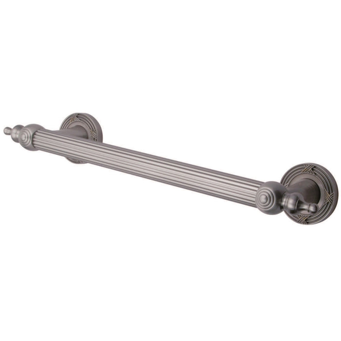 Templeton DR710128 12-Inch x 1-Inch O.D. Brass Decorative Grab Bar, Brushed Nickel