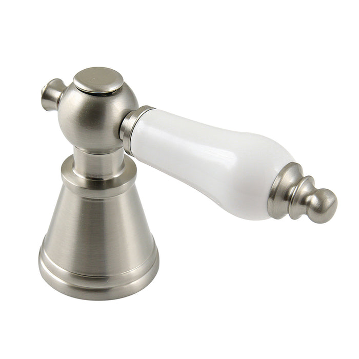 FSCDH1978PL Porcelain Lever Handle, Diverter for Tub and Shower Faucet, Brushed Nickel