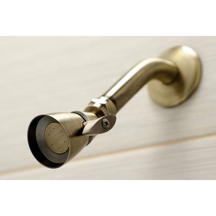 Victorian KB233AXAB Triple-Handle Tub and Shower Faucet, Antique Brass