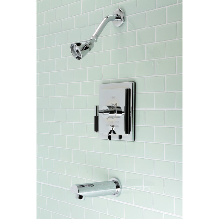 Kaiser KB86510CKL Single-Handle Pressure Balanced Tub and Shower Faucet, Polished Chrome