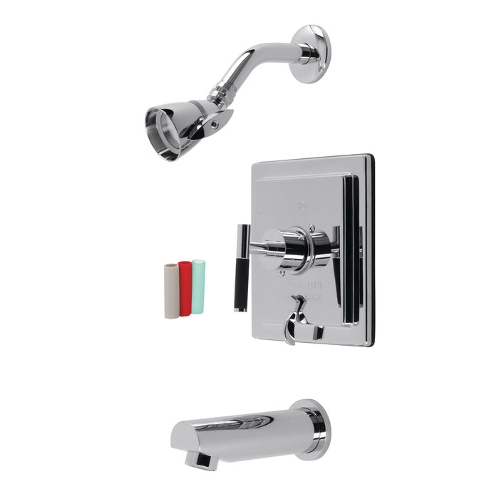 Kaiser KB86510CKL Single-Handle Pressure Balanced Tub and Shower Faucet, Polished Chrome