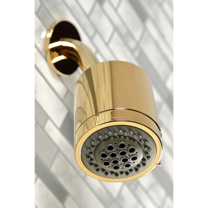 Kingston Brass Concord KBX8132DX Three-Handle 5-Hole Wall Mount Tub and  Shower Faucet