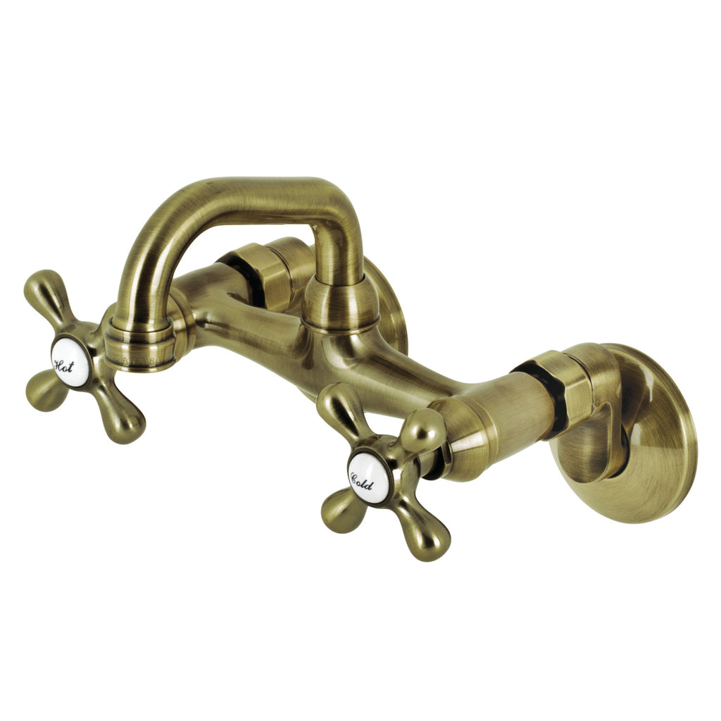 English Vintage KS7492BL Single-Handle 1-Hole Deck Mount Bar Faucet,  Polished Brass