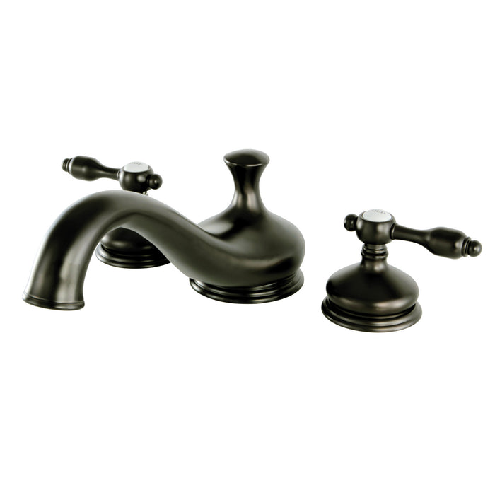 Tudor KS3335TAL Two-Handle 3-Hole Deck Mount Roman Tub Faucet, Oil Rubbed Bronze