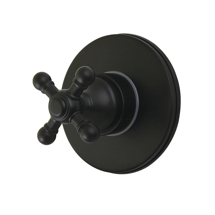 Metropolitan KS4030BX Single-Handle Six-Way Diverter Valve with Round Trim Kit, Matte Black