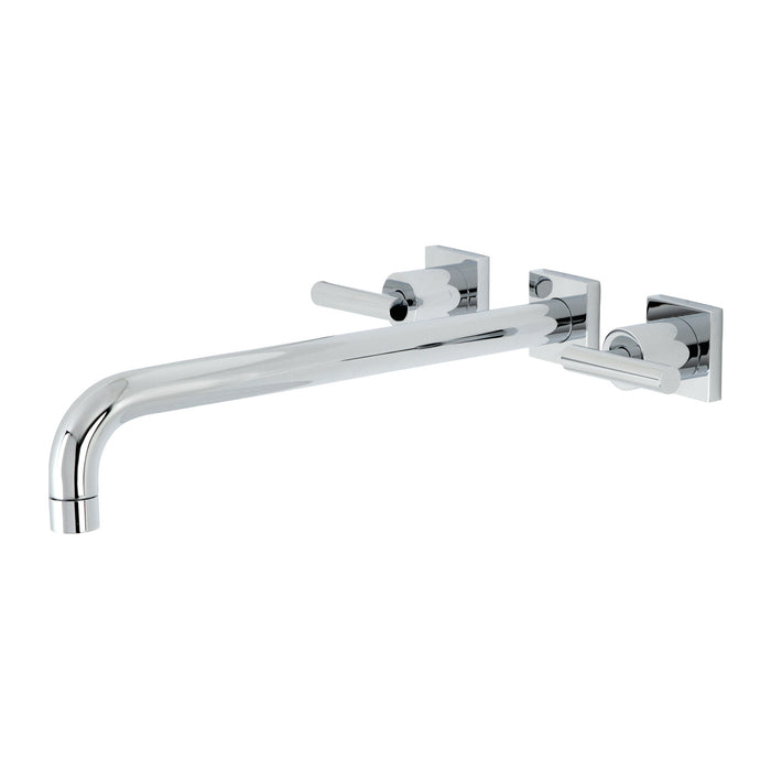 Manhattan KS6041CML Two-Handle 3-Hole Wall Mount Roman Tub Faucet, Polished Chrome