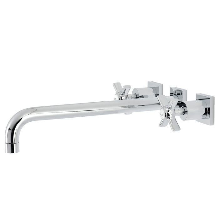 Millennium KS6041ZX Two-Handle 3-Hole Wall Mount Roman Tub Faucet, Polished Chrome