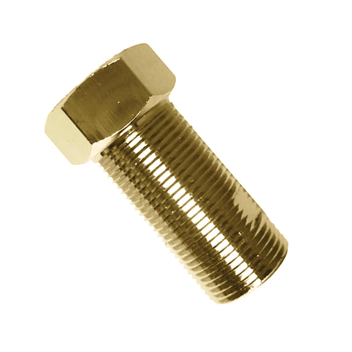 KSEXTNUT38 3/8-Inch Brass Extension Nut, Polished Chrome