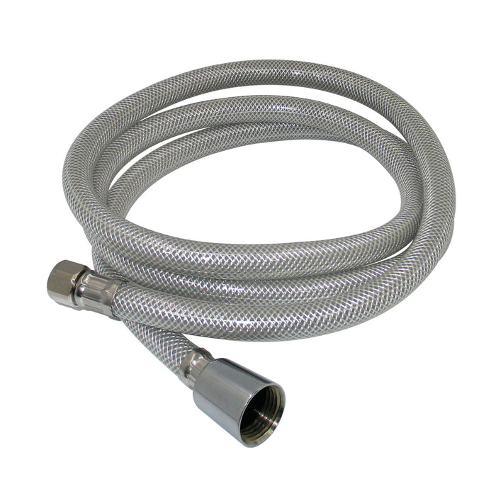 Nyloom KSSLSPR1K 60-Inch Black Nylon Kitchen Spray Hose, Silver Gray/Polished Chrome