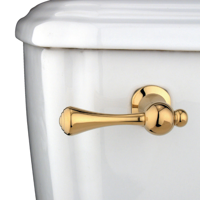 Buckingham KTBL2 Front Mount Toilet Tank Lever, Polished Brass