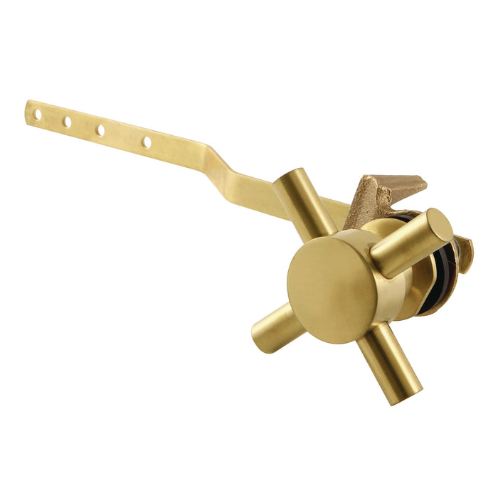 Concord KTDX7 Front Mount Toilet Tank Lever, Brushed Brass