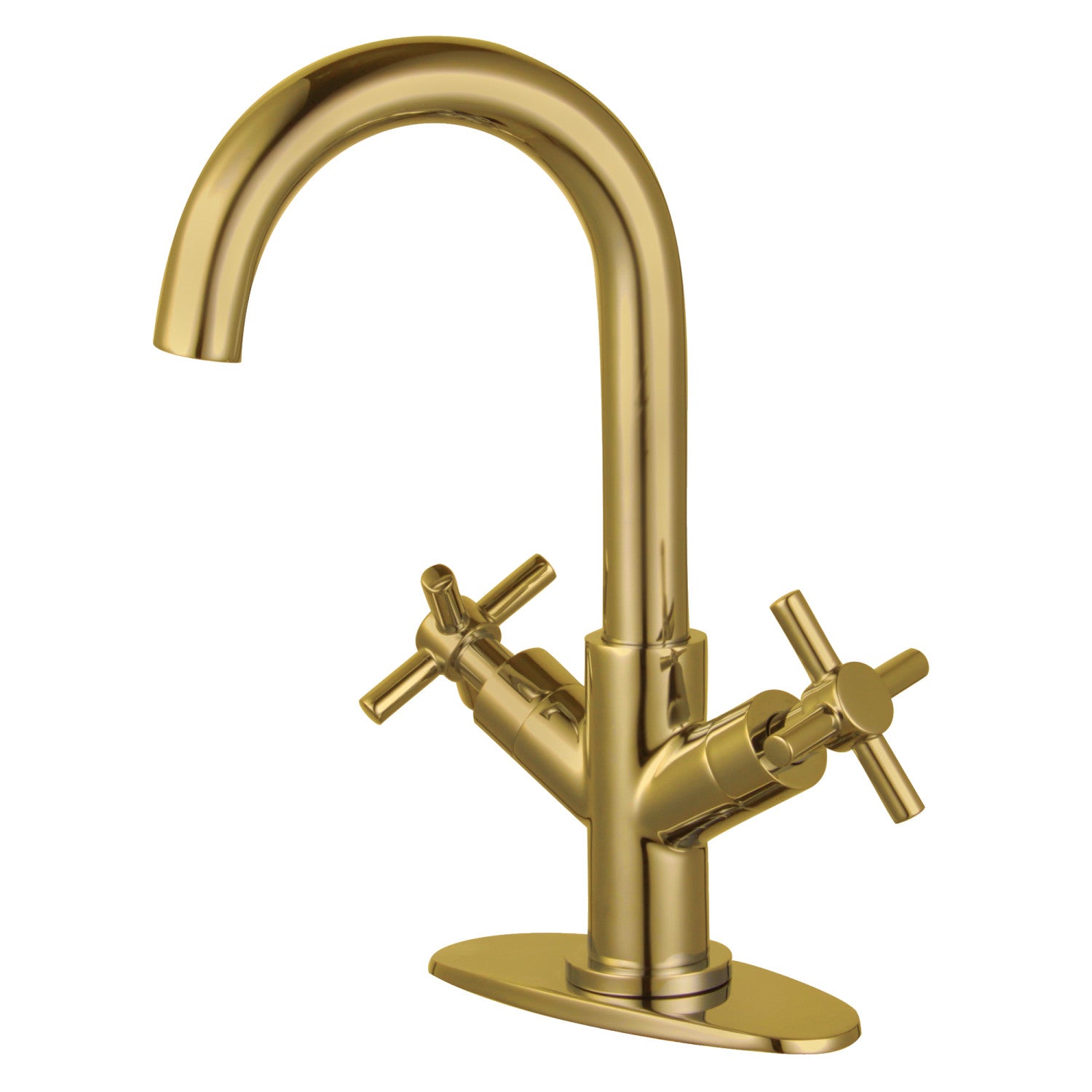Kingston Brass Concord LS8453JX Two-Handle 1-Hole Deck Mount Bathroom  Faucet with Pus