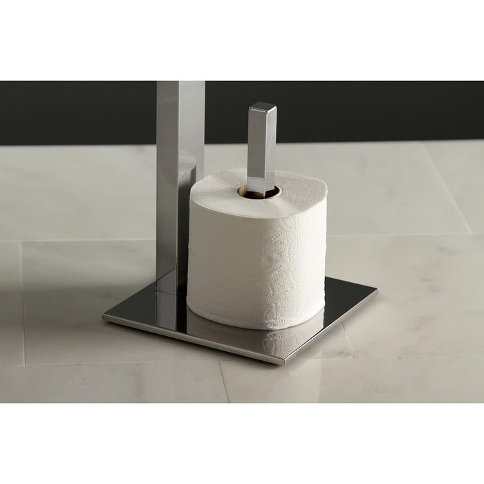 Modern Toilet Paper Holder Free Standing Roll Holder Storage