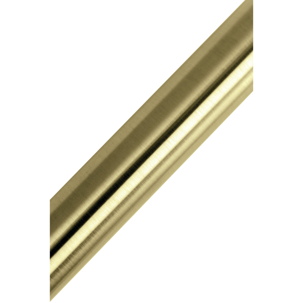 Kingston Brass Edenscape SR607 60-Inch to 72-Inch Adjustable Shower Curtain  Rod, Brus